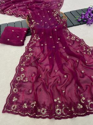 Vastrangan fandy chiffon saree top 10 online wholesale clothing shops